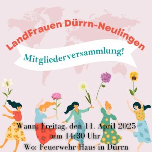 Einladung zur Mitgliederversammlung 2025