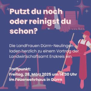 Vortrag „Putzt du noch oder reinigst du schon?“