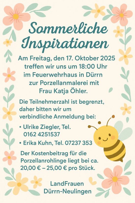 Kreativer Nachmittag – Lust auf einen entspannten Abend voller Kreativität und sommerlicher Inspiration?