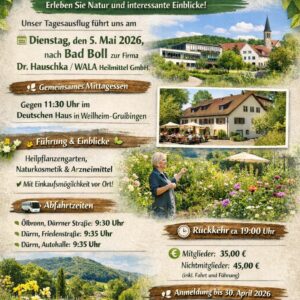 Tagesausflug und Lehrfahrt nach Bad Boll